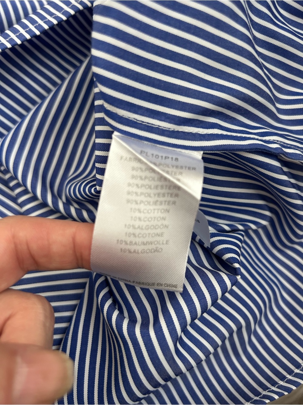 Lili Sidonio Sleeveless Pinstripe Bow Neck Top - Picture 5 of 6